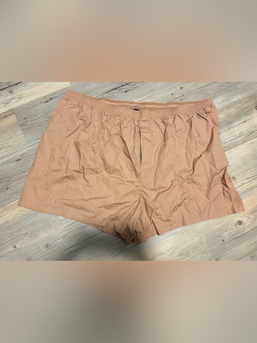 SKIMS Kim Kardashian poplin sleep boxer 4X new with tags
